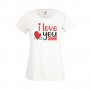 Дамска тениска Свети Валентин I Love You Forever, снимка 3