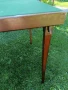 Стара английска сгъваема маса за игра на карти , снимка 3