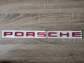 червен надпис Порше / Porsche, снимка 1 - Аксесоари и консумативи - 44118655