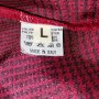 L/XL Сатенен халат бордо в каре, снимка 5