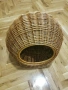 Плетена кошница за котки, снимка 1