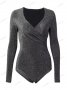 Дамско модно боди с дълъг ръкав, 2цвята, снимка 7