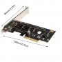 Преходник M2 SSD NVME към PCI-E 3.0 x4 + Гаранция, снимка 7