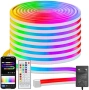 Smart Neon LED лента 10 м RGB IC с Alexa и Google, снимка 1