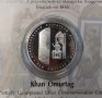 Сребърна монета 10 лева 2021 Хан Омуртаг, снимка 2