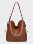 Елегантна дамска кожена чанта-раница 2 в 1, 3цвята - 024, снимка 3