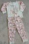 Детска памучна пижама еднорог за момиченце размер 4-5 години