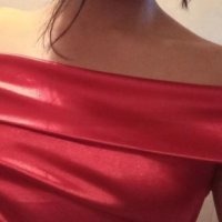 НОВА Елегантна Червена рокля размер Л, снимка 2 - Рокли - 43301898