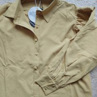 Координиращ комплект широка риза и мини пола с релеф в горчица С ЕТИКЕТ * S ⏳⭐💛, снимка 14 - Комплекти - 40296351