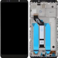 Дисплей за Xiaomi Redmi 5 Plus, черен, с рамка, снимка 1 - Тъч скрийн за телефони - 40693407