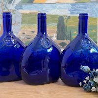 Колекционерски шишета кобалтово стъкло, Германия , снимка 10 - Колекции - 43392103