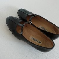 Кожени черни обувки, италиански, номер 36, снимка 2 - Дамски обувки на ток - 38043869