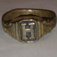 Уникален стар пръстен сачан ръчна изработка -60041, снимка 1 - Антикварни и старинни предмети - 28915052