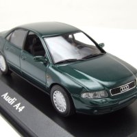 Audi A4 1995 - мащаб 1:43 на Maxichamps моделът е нов в PVC дисплей-кейс, снимка 16 - Колекции - 43377535