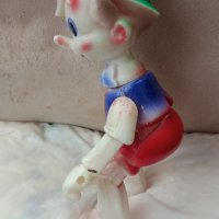 Стара пластмасова кукла Буратино, Пинокио, снимка 3 - Колекции - 43323311