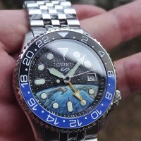 Seiko mod SKX Voyager Earth GMT NH34, снимка 11 - Мъжки - 43242313