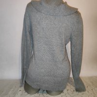 Сив пуловер р-р М , снимка 5 - Блузи с дълъг ръкав и пуловери - 43134576