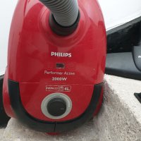 Philips Power Active-Прахосмукачка с торба , 2000W, пастилено червена в  Прахосмукачки в гр. Ямбол - ID32518582 — Bazar.bg