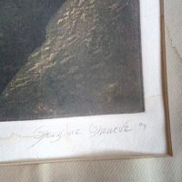 Гергана Ганева Сенки литография , снимка 4 - Картини - 38515192