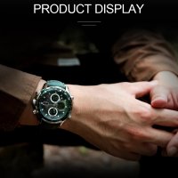 Мъжки часовник Naviforce Military Watch, Сребрист / Зелен, снимка 5 - Мъжки - 40246326