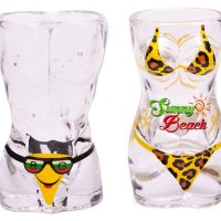 Комплект чаши (шотове) мъжка и дамска физика с бански , снимка 2 - Арт сувенири - 40497398