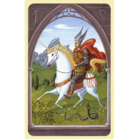 карти оракул AGM MYSTICAL LENORMAND  нови Тази колода с 36 карти насърчава читателите да изследват с, снимка 4 - Карти за игра - 32694083