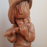 Стара дървена фигура, снимка 3 - Антикварни и старинни предмети - 43466864