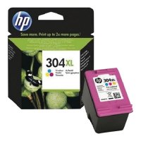Глава за HP 304 Tri-color цветна N9K05AE Оригинална мастило за HP DeskJet 2620 3720 3730 3735 3750 3, снимка 1 - Консумативи за принтери - 39671140