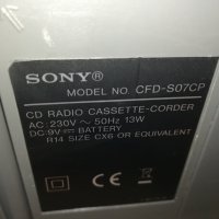 SONY CFD-S07CP MP3/CD DECK TUNER AUX-SWISS 2511231735, снимка 16 - Радиокасетофони, транзистори - 43145247