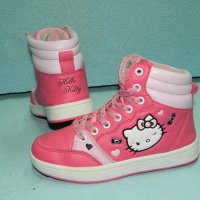 кожени кецове  HELLO KITTY номер 31, снимка 3 - Детски маратонки - 28617252