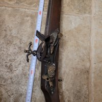 Дълга кремъчна пушка кремаклийка, снимка 7 - Антикварни и старинни предмети - 43421129