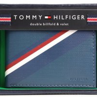 Tommy Hilfiger Мъжки Кожен Син Портфейл с Подаръчна Кутия, снимка 5 - Портфейли, портмонета - 37285449