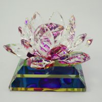 Луксозен кристален лотос, снимка 1 - Други стоки за дома - 26938314