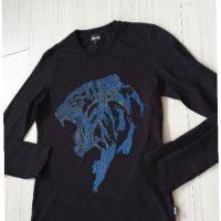 Just Cavalli Cotton Mens Size S НОВО!  ОРИГИНАЛ! Мъжка Тънка Памучна Блуза!, снимка 8 - Блузи - 34827131