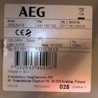 AEG АЕГ Модел DEB2631S абсорбатор / аспиратор за вграждане, снимка 13 - Абсорбатори - 40838453