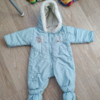 Светло син ескимос, скафандър бебе, снимка 2 - Бебешки ескимоси - 43351474