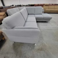 Светло сив ъглов диван от плат с ракла и чекмеджe "LIRIO-S", снимка 6 - Дивани и мека мебел - 39964260