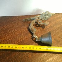 Камбана, звънец, хлопка месинг (бронз) от колекция , снимка 5 - Антикварни и старинни предмети - 42938573