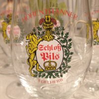 Schloss Pils Старинни нови баварски чаши за бира 0,4 л., снимка 2 - Колекции - 39533150
