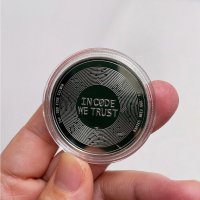 Кардано монета / Cardano Coin ( ADA ) - In code we trust - Silver, снимка 2 - Нумизматика и бонистика - 39115952