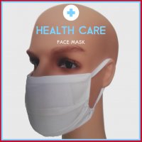 Предпазни Маски за лице Бяла за многократна употреба с филтър опция OEKO-TEX сертификат, снимка 1 - Медицински консумативи - 28285719