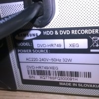 SAMSUNG DVD-HR749 XEG HDD&DVD RECORDER-ВНОС ФРАНЦИЯ, снимка 18 - Плейъри, домашно кино, прожектори - 27449986