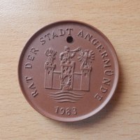 Стар немски медал - плакет, снимка 2 - Антикварни и старинни предмети - 43202092