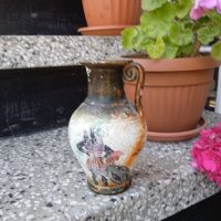 Стара керамична ваза,антична реплика , снимка 5 - Антикварни и старинни предмети - 36816162
