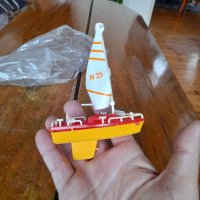 Стара играчка лодка,катер #8, снимка 2 - Други ценни предмети - 43340549