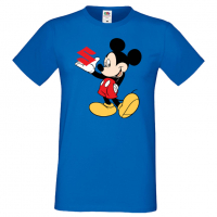 Мъжка тениска Mickey Mouse Suzuki Подарък,Изненада,Рожден ден, снимка 2 - Тениски - 36577686