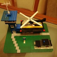 Много стар Конструктор Лего - LEGO Police 354 - Police Heliport, снимка 7 - Колекции - 39568185