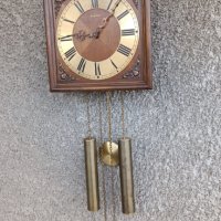 Стар немски стенен часовник с тежести - Junghans - Антика - 1970г., снимка 6 - Антикварни и старинни предмети - 43706781