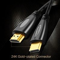 HDMI - HDMI кабел, Full HD (1920 x 1080), 3D, Gold plated connectors, снимка 3 - Стойки, 3D очила, аксесоари - 33065431