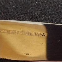 Стар нож красива орнаментика маркировка STAINLESS STEEL JAPAN перфектно състояние за КОЛЕКЦИЯ 26034, снимка 6 - Други ценни предмети - 43817539